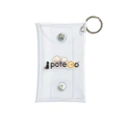 pote©o*  ハンドメイドドッグウェアのぽてこ犬アイコン Mini Clear Multipurpose Case