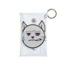 NYANGOROの不機嫌ふかし猫 Mini Clear Multipurpose Case