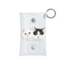 みきぞーん｜保護猫 ミッキー画伯と肉球とおともだちのMei&Kanta Mini Clear Multipurpose Case