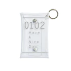 HAVE A NICE DAYの0102 HAVE A NICE DAY (SQUARE) Mini Clear Multipurpose Case