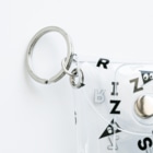 nyakamoの紳士猫とらんだむごはん Mini Clear Multipurpose Casecomes with a handy key ring