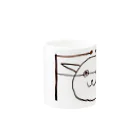 Let's C Design - design shop -のMegane Cat Mug :other side of the handle