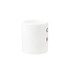 多摩川グッズストア SUZURI店のCLASS A RIVER［TAMAGAWA］ブラック Mug :other side of the handle