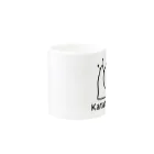 MrKShirtsのKatatsumuri (カタツムリ) 黒デザイン Mug :other side of the handle