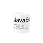 安藤 優のJavaScriptTシャツ // Single Line Swap Mug :other side of the handle