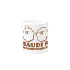 SAUDI FARMのCHALK　BALLS Mug :other side of the handle