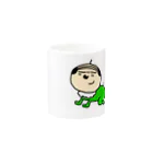 おやじとはんこと雑貨屋matahariのおやじベビーグリーン Mug :other side of the handle