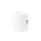 NYK MOON.factoryのNYK MOON logo Mug :other side of the handle