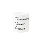 GREEDのtommorow never knows マグカップの取っ手の反対面