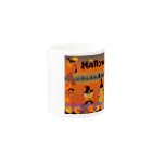 ジルトチッチのデザインボックスのクレコちゃんのハロウィンナイト Mug :other side of the handle