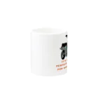 mayon's animal shopのバイクTシャツ　レトロなダックス Mug :other side of the handle