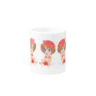 げーむやかんの赤ベレー水着女学生マグカップ Mug :other side of the handle