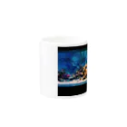 onhtのaquarium Mug :other side of the handle