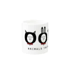 MNMNMのAnimals triplets Mug :other side of the handle