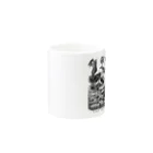 博物雑貨 金烏の蓮の花 - The British Library Mug :other side of the handle