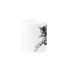 yamico835の版画猫 Mug :other side of the handle