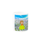 デザイナーリトマム⭐のおみせのNemophila by Little Mom Mug :other side of the handle