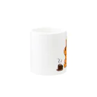 Selfhugma Y.Yのセルフハグマ(orange color) Mug :other side of the handle