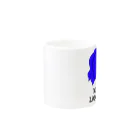 KIKITEKI_LABORATORYのPONITE GAL 青 × 紫 Mug :other side of the handle