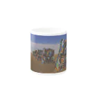 micasaのCadillac Ranch Mug :other side of the handle