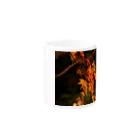 nokkccaのライトアップ紅葉 - Japanese maple(night shot) - Mug :other side of the handle