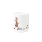 スウィッチボックスのヤブさんと私。「迷い子猫」 Mug :other side of the handle