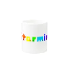 Starmine storeの【Starmine】 KIKORI Neon color 2 Mug :other side of the handle