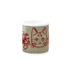 juichi_sewingの手刺繍ねこ Mug :other side of the handle