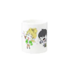 joseff_densanの陰キャラブコメ　SDキャラ集合絵 Mug :other side of the handle