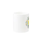 mariechan_koboの031 シロハラインコ オレンジ小花のリース Mug :other side of the handle