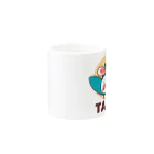 レタ(LETA)のぽっぷらうさぎ(TAKE) Mug :other side of the handle