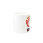 レタ(LETA)のぽっぷらうさぎ(UME・黄) Mug :other side of the handle