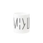 カナクギフォントのカナクギフォント「MIYU」 Mug :other side of the handle