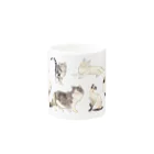 SHIMASATOMIのCATS Mug :other side of the handle