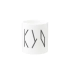 カナクギフォントのカナクギフォント「KYO」 Mug :other side of the handle