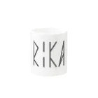 カナクギフォントのカナクギフォント「RIKA」 Mug :other side of the handle