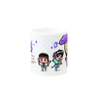 徳島 阿波キャラ！有名連の阿波連マグカップ（阿波キャラ） Mug :other side of the handle