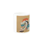 寿めでたや(ukiyoe)の日本画：上村松園_伊勢大輔(1929) マグカップの取っ手の反対面
