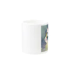 broccoli-のcat1 Mug :other side of the handle