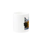 limo-cat @マイペース投稿者のlimo-catシルエット　Ver. 秋　#2 Mug :other side of the handle