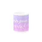 momomonoのBRUSH YOUR TEETH ! Mug :other side of the handle