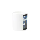 H.K.Goatmanのドット絵星月夜 Mug :other side of the handle