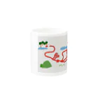 banchaのキャンプサイト Mug :other side of the handle