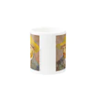 SONOTENI-ARTの005-001　ゴッホ　『麦わら帽子を被った自画像』(1887年）　マグカップ Mug :other side of the handle