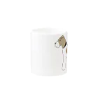 BlumeBellのワイアーフォックステリア Mug :other side of the handle