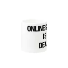 is_deadのONLINE SALON マグカップの取っ手の反対面