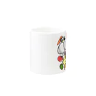 ひよこ男爵とまだむにゃんのこんだて男爵 Mug :other side of the handle