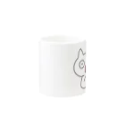 まめすけの水分摂取確認ねこ Mug :other side of the handle