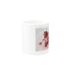 MICHU_COQUETTEのmilk in STRAWBERRY Mug :other side of the handle