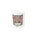 チャリティーグッズ-犬専門デザインのチワワ-チョコタン「I♡CHIHUAHUA」 Mug :other side of the handle